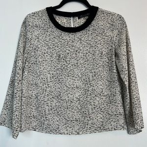 Black and White printed top